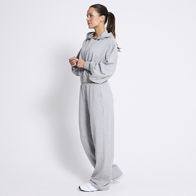 Zip hoodie "Zip-up hoodie" Grey Melange